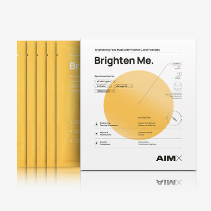 Sheet mask with vitamin C &quot;Brighten Me&quot; AIMX