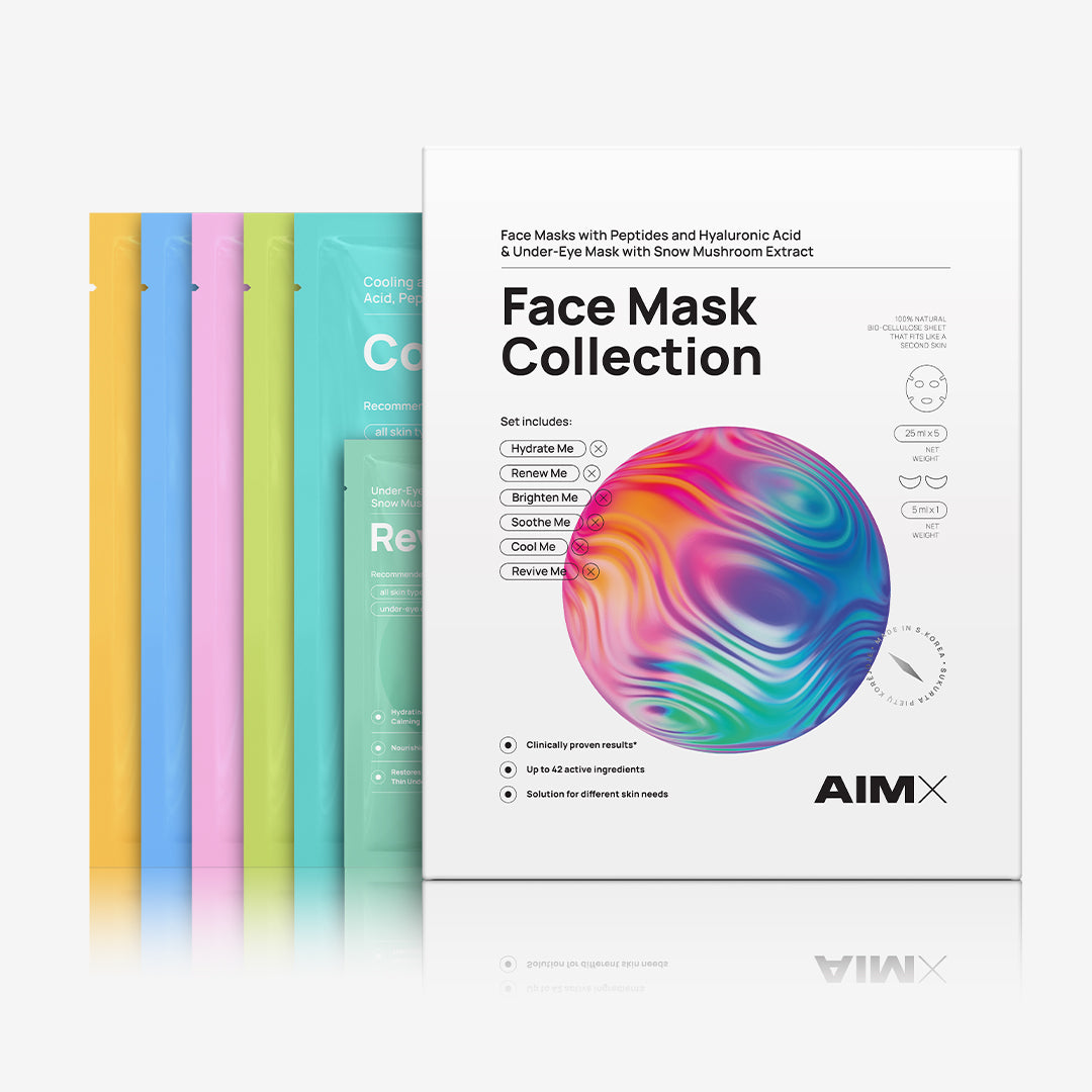 Face mask collection, 6pcs