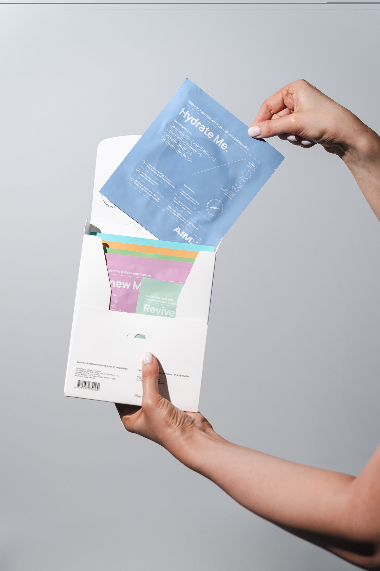 Face mask collection, 6pcs