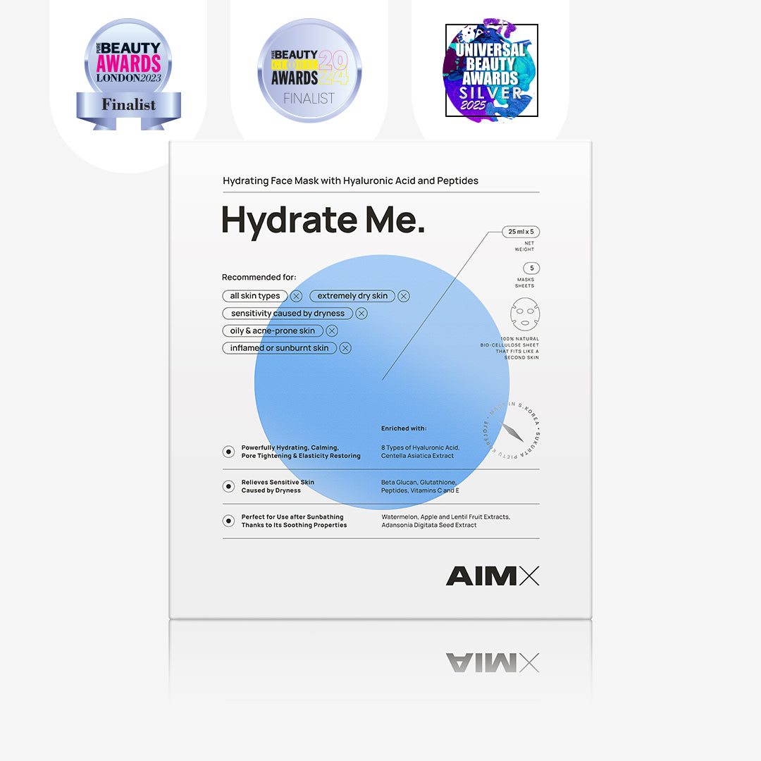 Moisturising sheet mask with peptides &quot;Hydrate Me&quot; AIMX