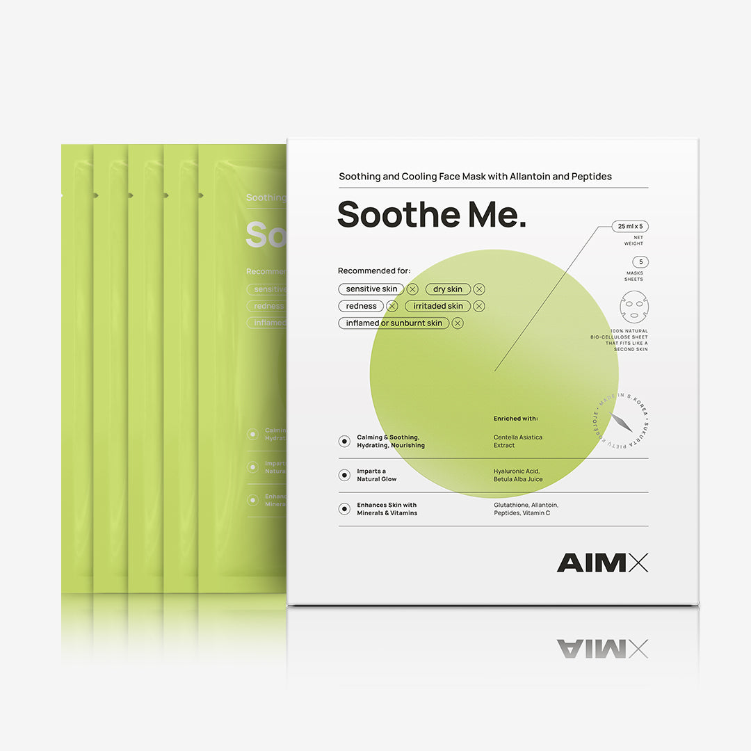 Soothing sheet mask with peptides &quot;Soothe Me&quot; AIMX