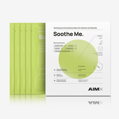 Soothing sheet mask with peptides &quot;Soothe Me&quot; AIMX