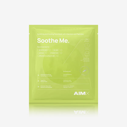 Soothing sheet mask with peptides &quot;Soothe Me&quot; AIMX